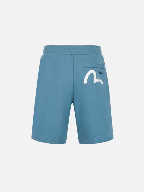 EVISU Seagull and EVISU Flag Print Regular Fit Sweatshorts