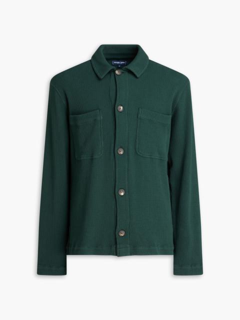 FRESCOBOL CARIOCA Pedro waffle-knit cotton overshirt
