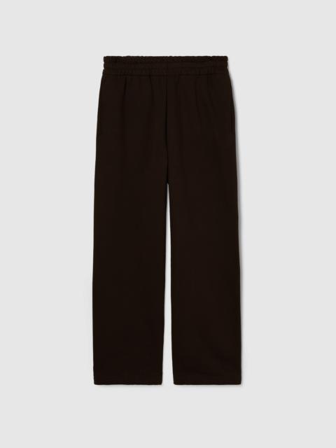 GUCCI Brushed cotton jersey jogging pant