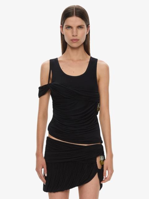 CHRISTOPHER ESBER Beach Glass Shawl Jersey Tank