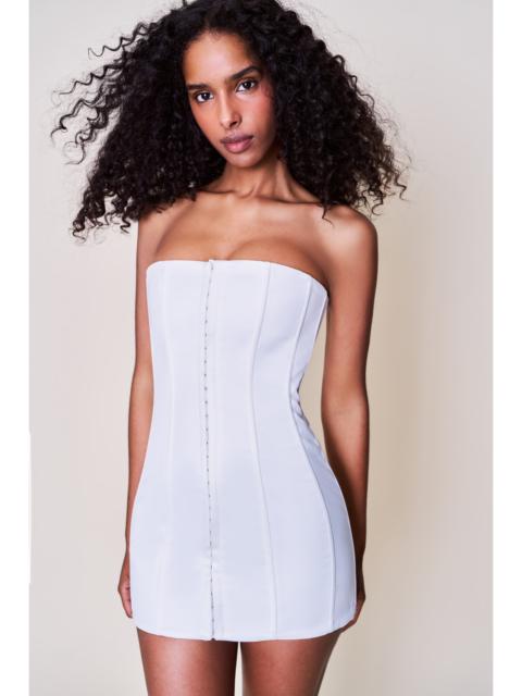 GUIZIO SATIN CORSET DRESS
