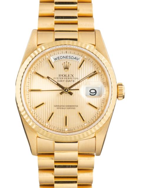 ROLEX Used 18k Gold Rolex Day-Date 36 Ref 18238 Champagne Dial