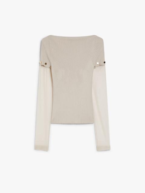 Other Designers Max Mara Sportmax Viscose Tight-fitting Sweater
