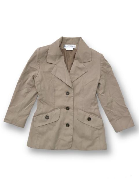 Givenchy Vintage Givenchy Cutting Blazer Wool For Women