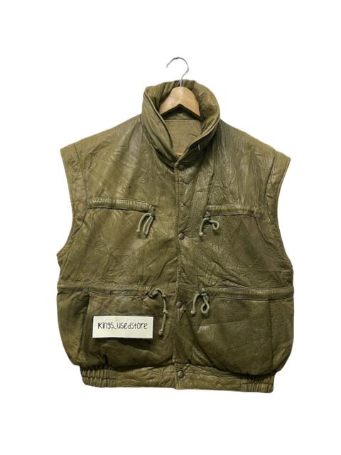 Other Designers Thinsulate - VINTAGE LEATHER VEST ROBERT COMSTOCK