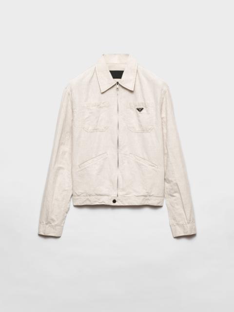Prada Chambray blouson jacket