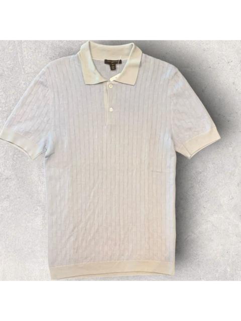 Louis Vuitton LV Blue Damier Knit Polo