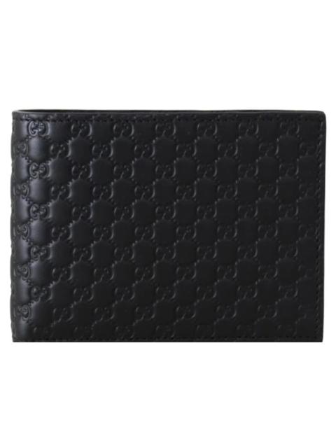 GUCCI Gucci Microguccissima Bifold Wallet Microguccissima Black