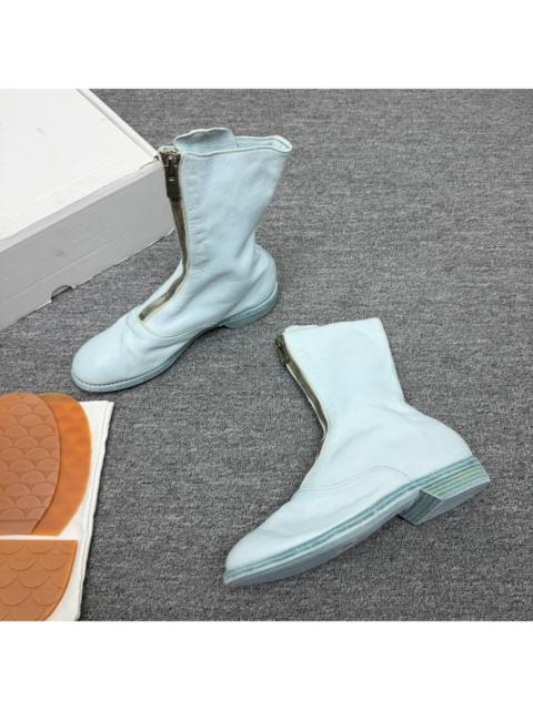 Guidi Guidi 310 front zip boots tiffany blue