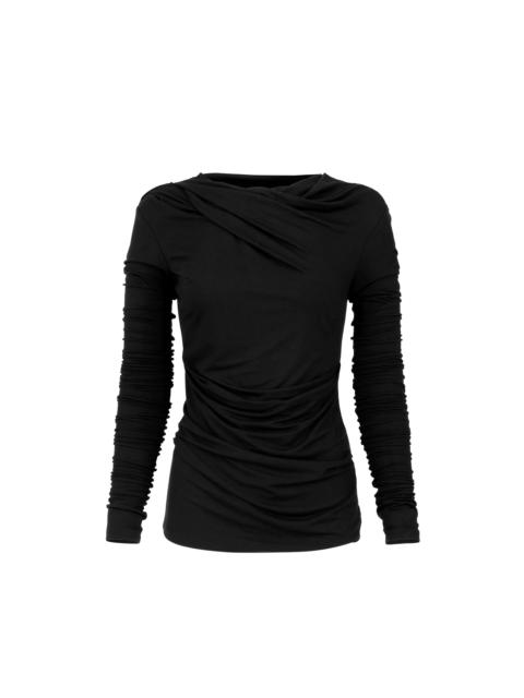 entire studios DRAPE TOP BLACK