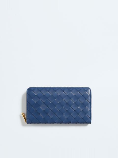 Bottega Veneta Intrecciato Zip Around Wallet