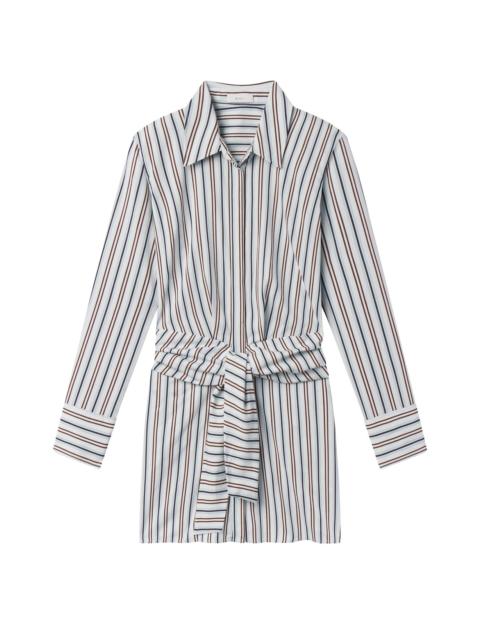 A.L.C. Mia Striped Mini Shirtdress