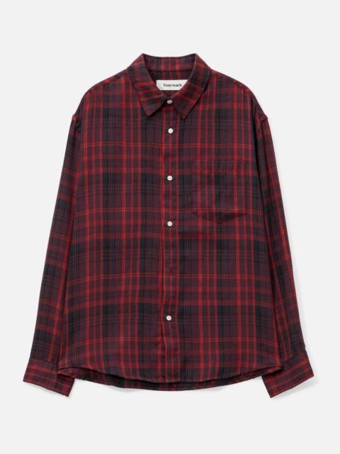 Tonywack WASHED COTTON BLEND CHECK SHIRT