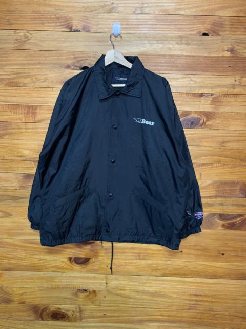 Other Designers Vintage - Vintage Bear Surfboard Nylon Coach Jacket