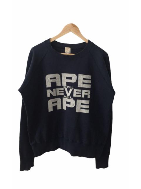 A BATHING APE® Ape Shall Never Kill Ape Big Logo Sweatshirts