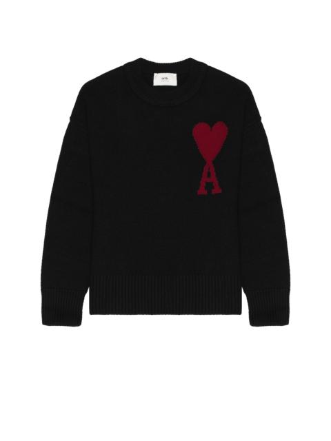 AMI Paris Red ADC Sweater
