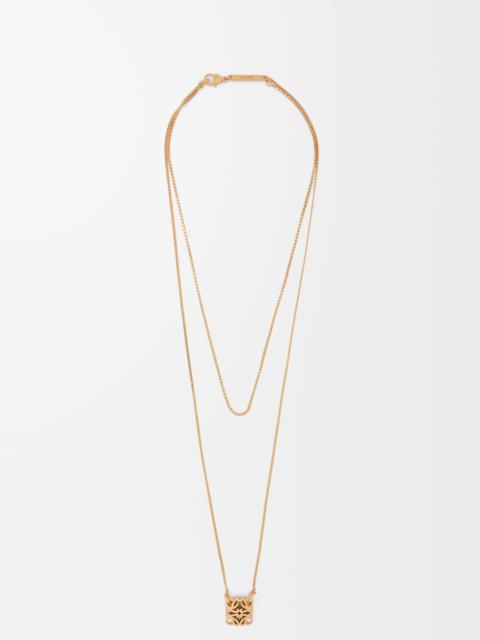 Loewe Anagram Bombé necklace