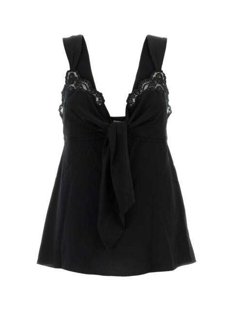Chloé Chloe Women Black Crepe Top