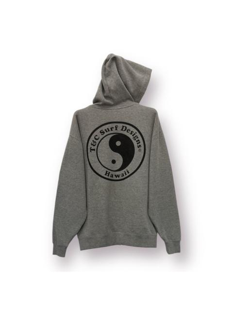 Other Designers Vintage - 🔥 SURF🔥 T&C Surf Design Streetwear Hoodie Sweatshirt - L
