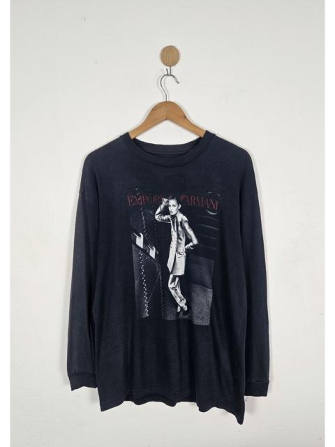 EMPORIO ARMANI Vintage Emperio Armani Gia ads photo tee bruce webber shirt