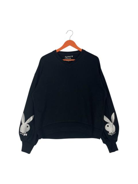 Other Designers Authentic Japan! Playboy Bunny Embroided Logo Sweatshirt