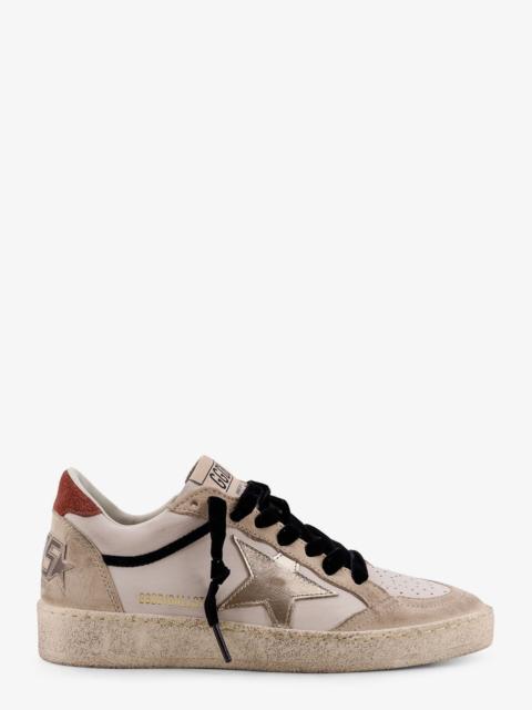 Golden Goose Golden Goose Deluxe Brand Ball Star With Padded Collar Leather Sneakers