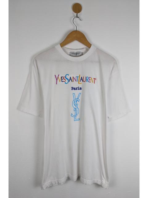 Yves Saint Laurent YSL pour homme Multicolor logo shirt