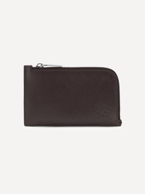 Burberry Check zipped Card Holder