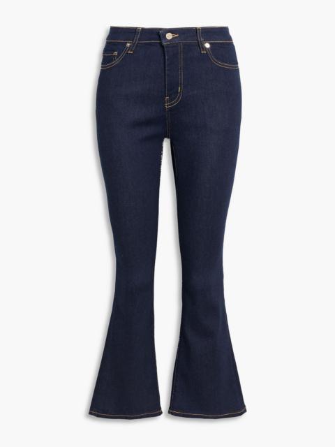 FRAME Le Crop Mini Boot high-rise bootcut jeans