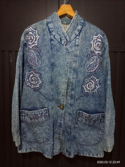 Other Designers Vintage Workwear Jacket Asic Wash Women Fashion embroidery