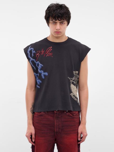 EARTHLING VIP Black Bloody Rose Chopper Tank