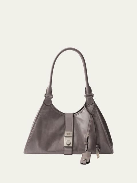 Prada Soft Leather Shoulder Bag