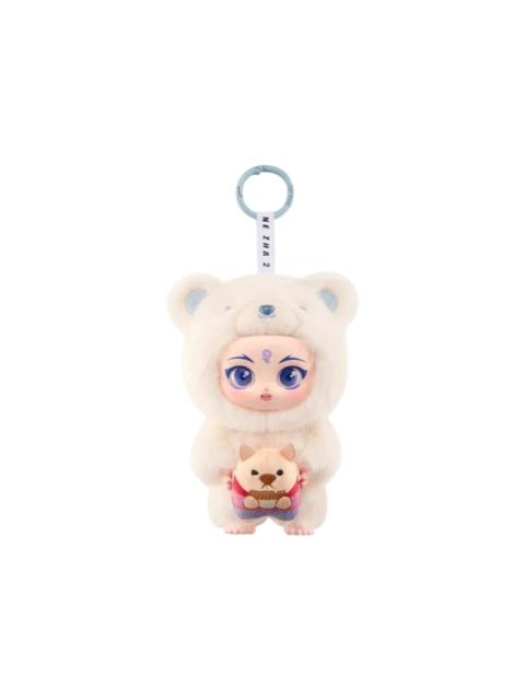 POP MART Pop Mart NeZha 2 Dress Up Party Series Ao Bing's Polar Bear Edition Vinyl Plush Doll Pendant