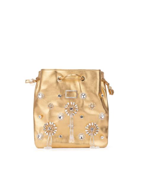 Roger Vivier crystal-embellished bucket bag
