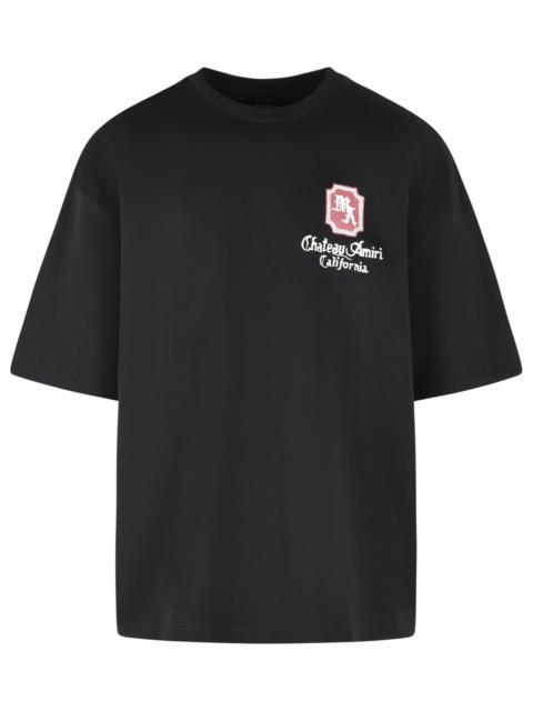 AMIRI Amiri Black Cotton T-Shirt Men