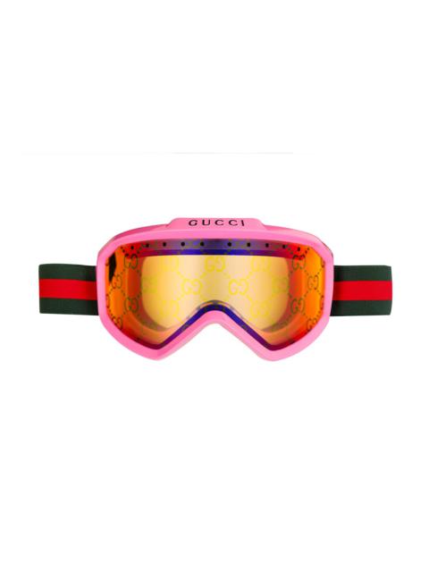 Ski Goggles - Pink Orange