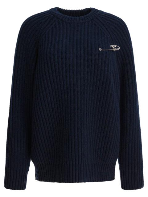Prada Prada Virgin Wool Cashmere Sweater Blue Women
