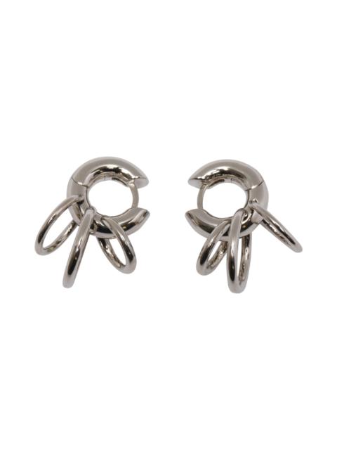 PANCONESI Charm Detail Huggies Hoops