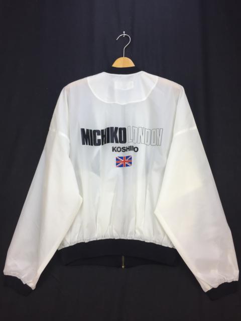 Other Designers Michiko Koshino London - VINTAGE MICHIKO LONDON KOSHINO SPELL OUT BOMBER JACKET
