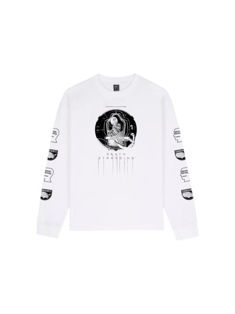 BRAIN DEAD Brain Dead x Death Stranding Long Sleeve T-Shirt White