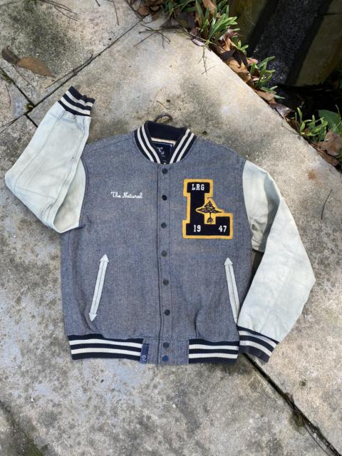 Other Designers Streetwear - 🔥 STEALS 🔥 Distressed LRG Embroidery HBT Varsity Jacket