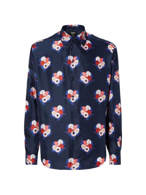 FENDI Fendi Floral Print Shirt