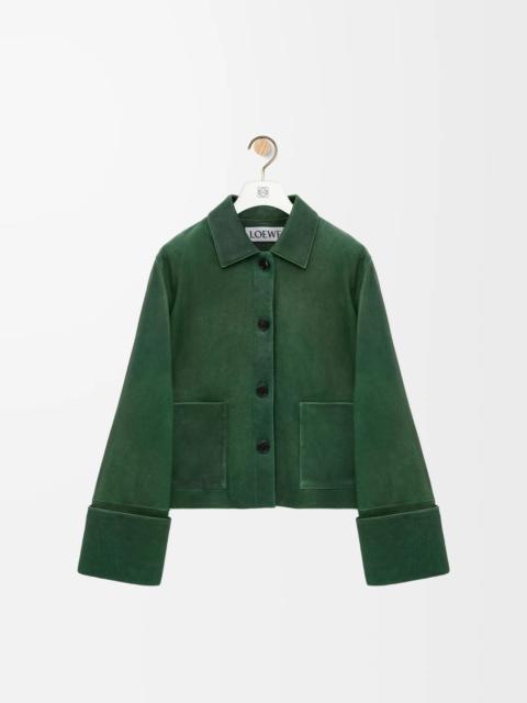 Loewe Turn-up jacket in nappa lambskin
