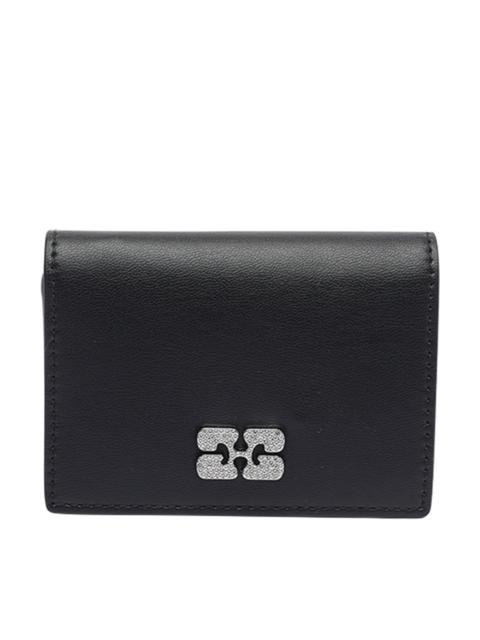 GANNI Ganni Women Ganni Strass Logo Cards Holder