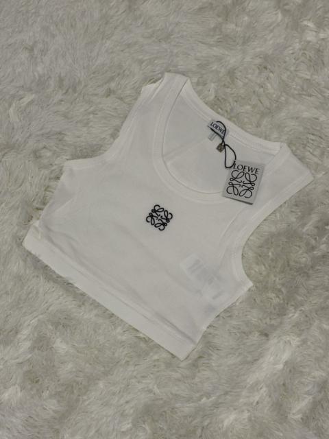 Loewe LOEWE women crop top tank white