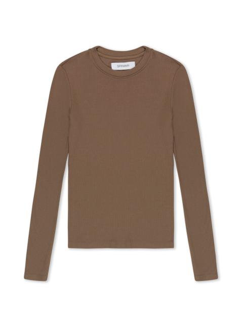 SPRWMN TRUFFLE RIB LONG SLEEVE BABY TEE