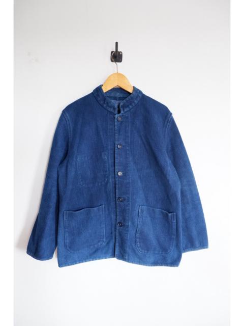 orSlow BLUE BLUE Pure Indigo Sashiko Chore Jacket