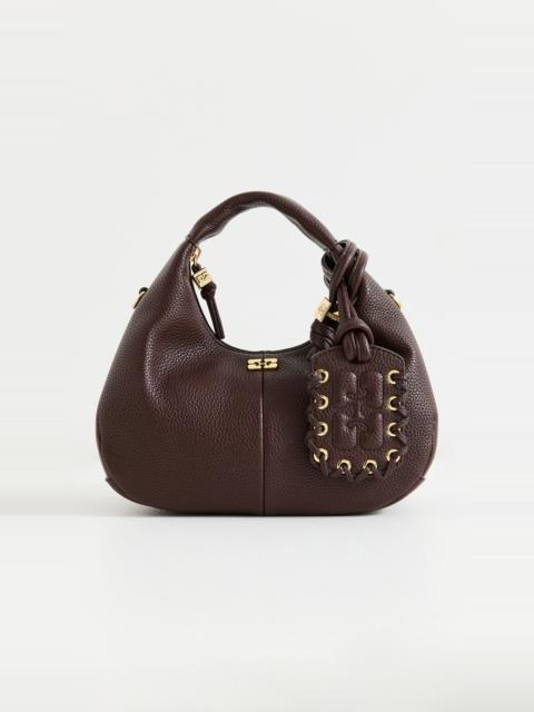 GANNI Hobo Mini Grained Bag
