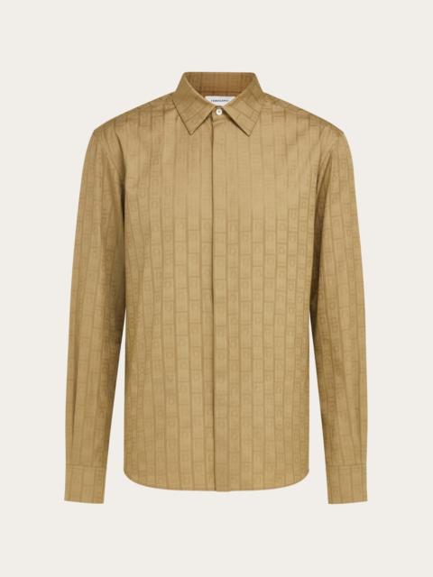FERRAGAMO Ferragamo Monogram sport shirt