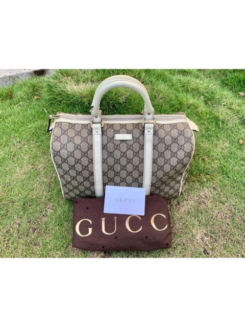 GUCCI Authentic Gucci GG Supreme Joy Boston Medium Bag